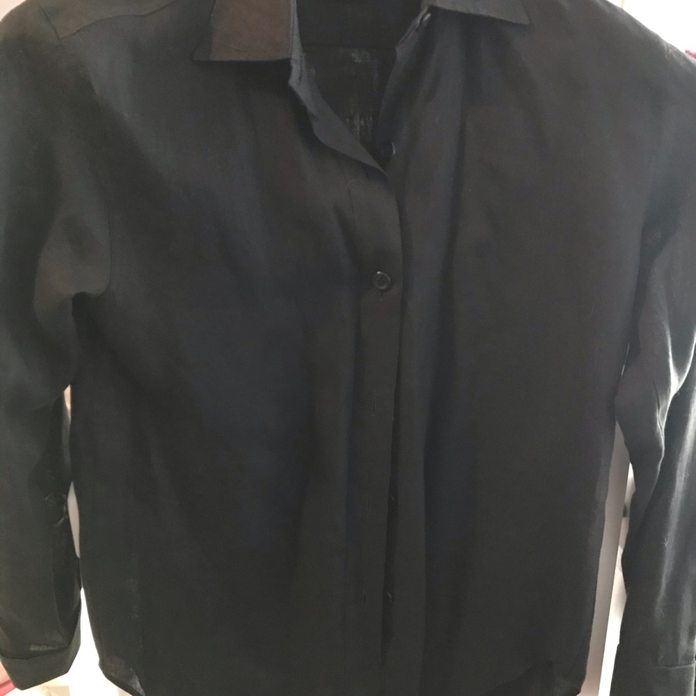 Henri Bendel Linen blouse